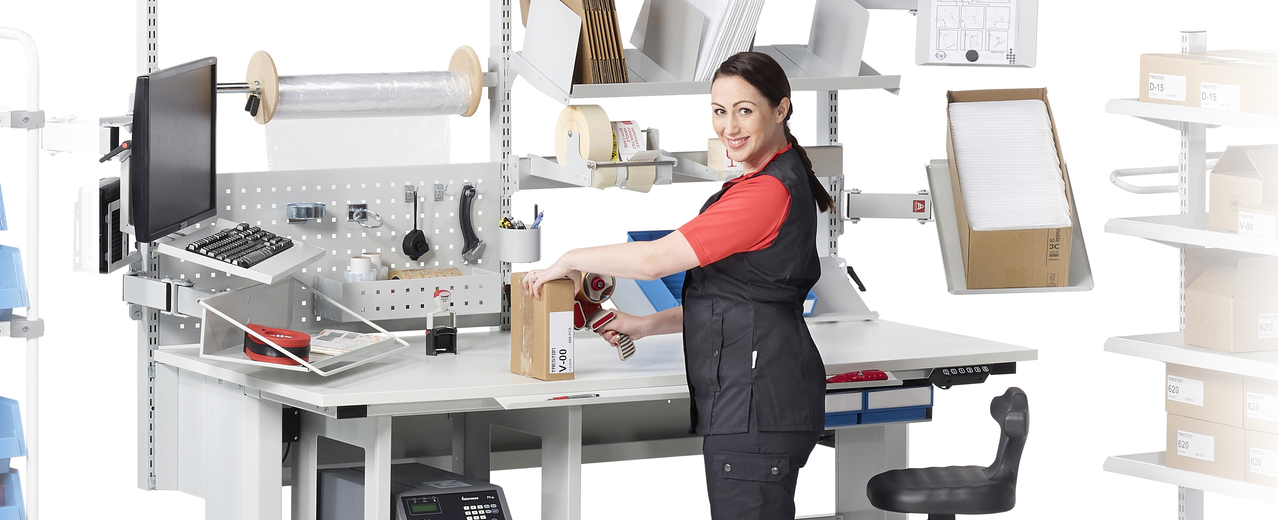 How to Create a Productive Packing Station with Treston, Download your eBook now 